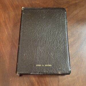 Vintage Zondervan Holy Bible Revised Standard Version RSV Black Leather 1971